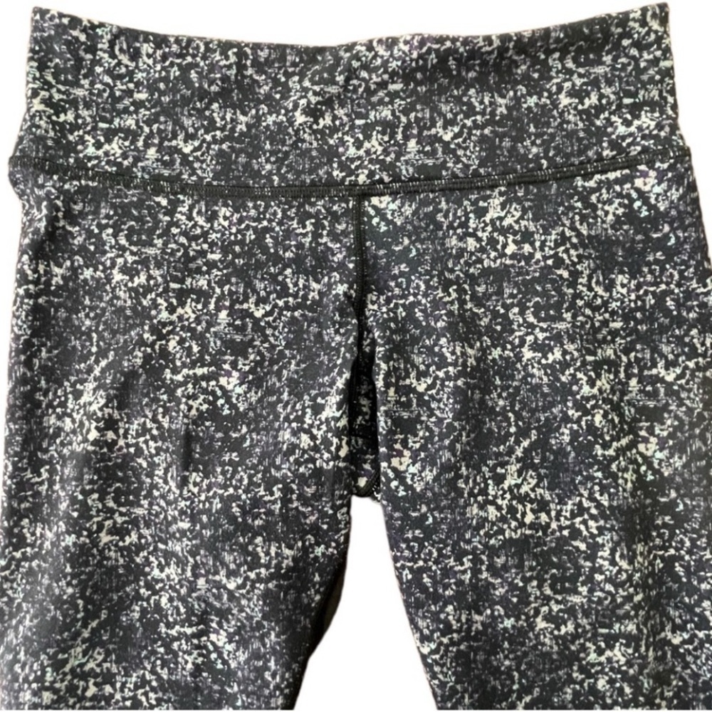 Lululemon Journey Crop Leggings in Rocky Road Sand Dune Toothpaste/Black - Sz 4 - Picture 6 of 12
